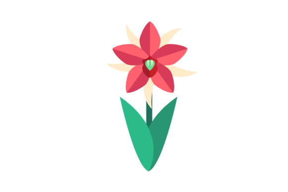 Bringing Nature to Your Digital Projects: The Flowers Floral Leaf Design