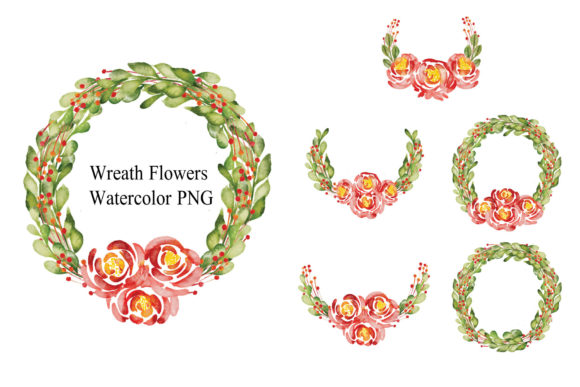 Evaluating Floral Wreath Watercolor Illustration 5 as a Digital Asset