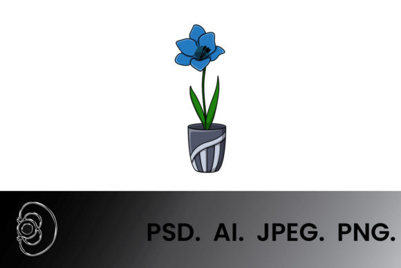 Freesia Floral Cartoon Illustration Digital Asset Package