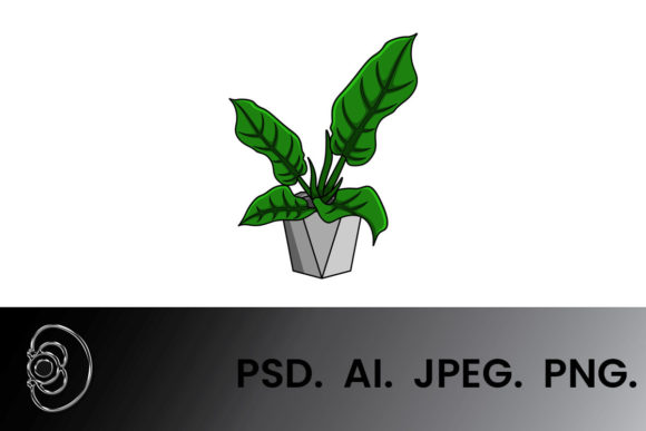 Philodendron Cartoon Illustrations: The Versatile Vector Asset