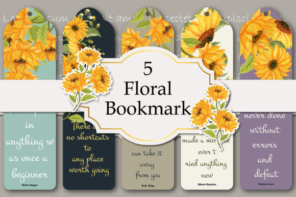 The Art of Inspiration: Understanding Floral Motivational Quote Bookmarks