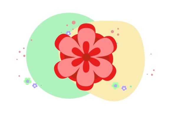The Floral Petals Botany Abstract Style Digital Asset Pack