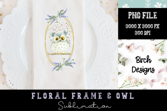 The Lavender Floral Frame Cute Owl Design: A Synthesis of Craft and Contemporary Style