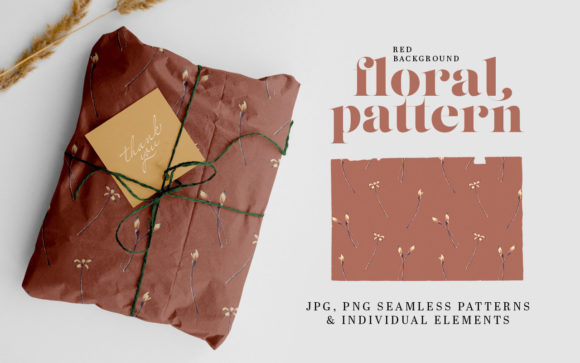 The Timeless Appeal of Vintage Red Background Floral Patterns in Modern Creativity