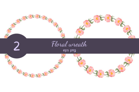 The Versatile Artistry of the Pink Peony Floral Wreath Digital Bundle