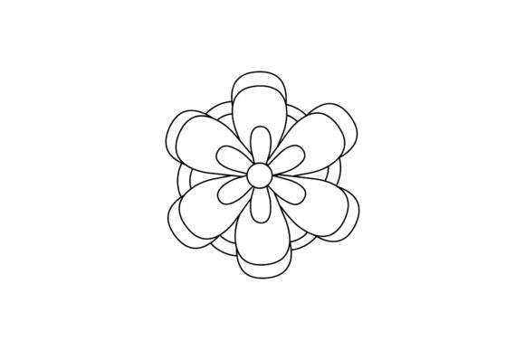 Understanding the Floral Petals Botany Outline Design