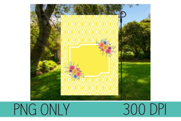 Understanding the Yellow Floral Garden Flag PNG Digital File